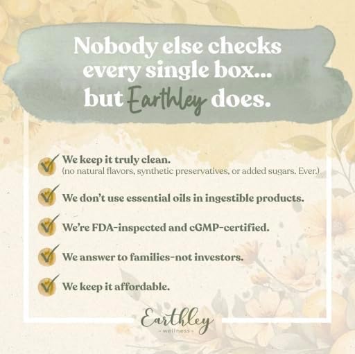 Earthley Wellness Nourish Me Naturally Liquid Herbal Multivitamin for Whole Family Wellness Bioavailable Plant-Based Nutrition Herbs Like Nettle and Alfalfa Leaf Trace Minerals Alcohol-Free (4oz)