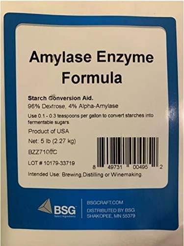 Amylase Enzyme Formula 5 lbs. Powder