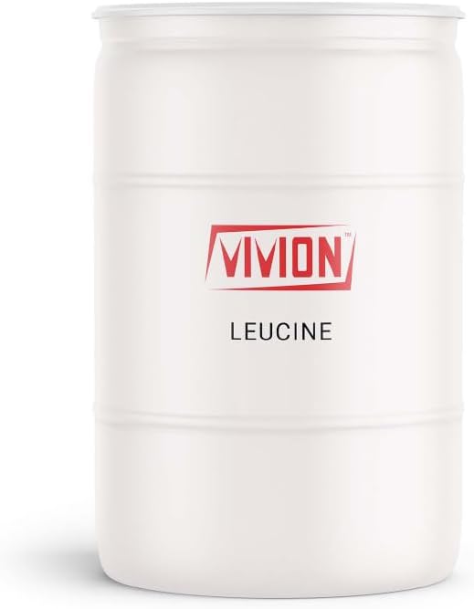 L-Leucine Powder - Bulk 25 kg (55 lb) - Pure Branched-Chain Amino Acid (BCAA) - Muscle Growth &amp Recovery Supplement Ingredient - Unflavored for Capsules Tablets &amp Drink Mixes