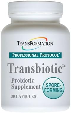 Transformation The Genesis of Good Health Enzyme Transbiotic Probiotic Supplement Advanced Formula for Gut Flora Balance GI Tract Health Benefits High Potency Prebiotic &amp Probiotic Blend Non-