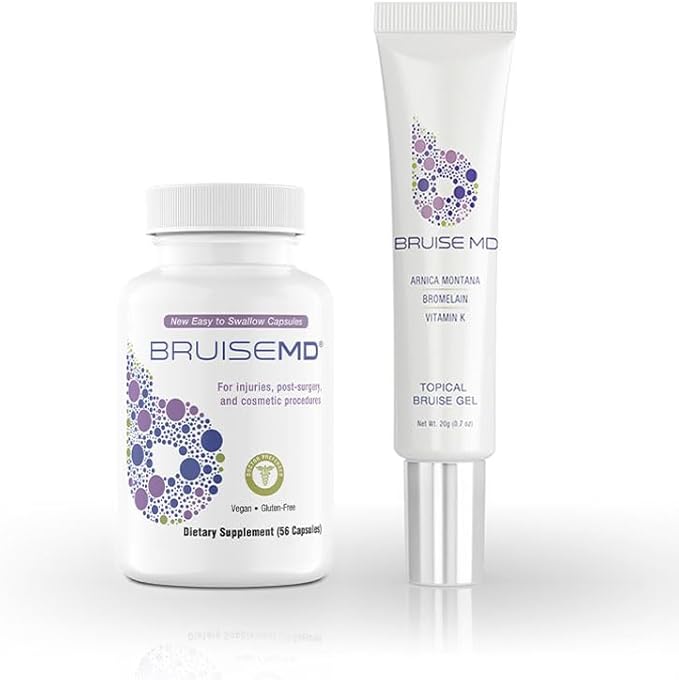 Supplement &amp Gel Bundle | Combination Treatment | Help Clear Bruises &amp Reduce Swelling