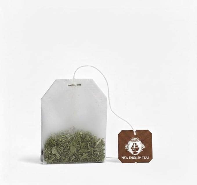 New English Teas Fruit &amp Herbal Tea 120 Teabags 12 Packs of 10 Individually Wrapped Tea Bags Naturally Caffeine Free (Peppermint)