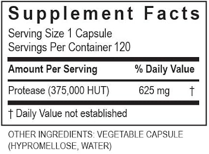 TRANSFORMATION THE GENESIS OF GOOD HEALTH Protease 375K Enzyme Blend Supplement High-Potency Formula for Protein Absorption &amp Gut Health Advanced Enzym Support for Nuttrient Absorption Non-GMO
