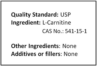 L-Carnitine Pure Powder Energy (454g (1.0 Lb))