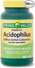 Horico Spring Valley Probiotic Multi-Enzyme Digestive Formula Tablets 100 Ct 100 Count (Pack of 1)
