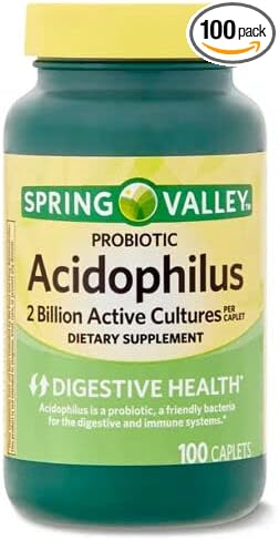 Horico Spring Valley Probiotic Multi-Enzyme Digestive Formula Tablets 100 Ct 100 Count (Pack of 1)