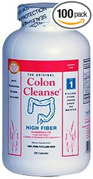 Health Plus Original Colon Cleanse Capsules 200 ea (Pack of 8)