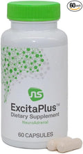 Neuroscience ExcitaPlus - Adrenal Support Supplements for Cortisol Health Support with L-Tyrosine Rhodiola and B Vitamins - Promotes Stress Resilience Energy and Focus (60 ct)