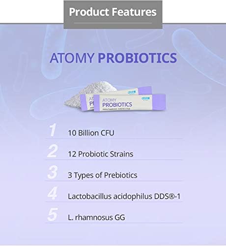 Atomy Probiotics Digestive Balance &amp Health Dietary Supplement 60 Packets