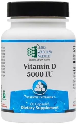 Ortho Molecular - Vitamin D 5000 iu - 60 Capsules