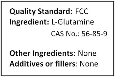 L-Glutamine Pure Powder 1000g (2.2 lb) FCC Grade