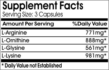 Amino Acid Combination ~ 200 Capsules - No Additives ~ Naturetition Supplements