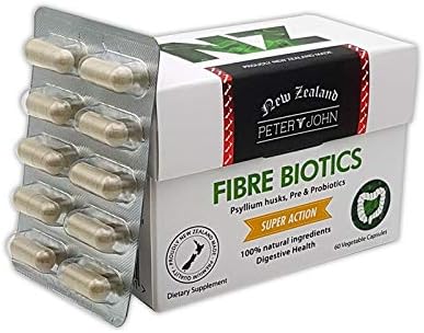 Prebiotic-Nutritional Supplements Fibre Biotics 60Capsules New-Zealand (3 Pack)