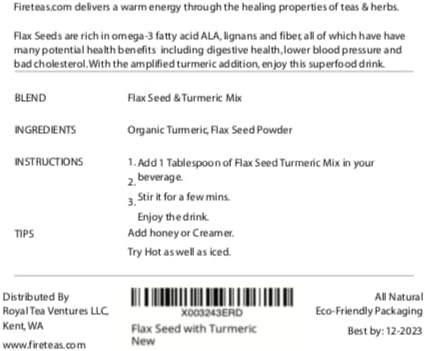 Flax Seed Turmeric