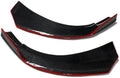 Eppar® New Carbon Fiber Piecha Front Lip Spoiler 2PCS Compatible with Mercedes Benz CLA Class C117 2013-2018 CLA180 CLA200 CLA220 CLA250 (with Red Line)