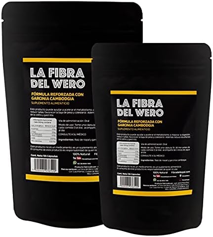 FIBRA DEL WERO | Cactus Fiber | 100% Natural Supplement | Package “Three Months”