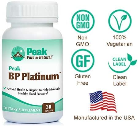 Peak BP Platinum from Peak Pure &amp Natural - 30 Capsules