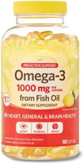 SEDLAV Omega-3 Fish Oil Soft Gels 1000 mg 180 Count Sticker
