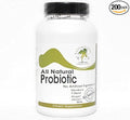 All Natural Probiotic 10 to 50 Billion Live Probiotic Cultures ~ 200 Capsules - No Additives ~ Naturetition Supplements
