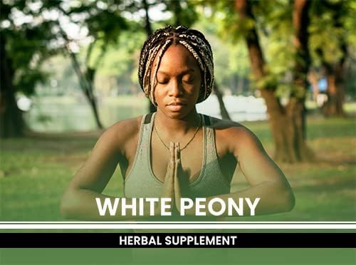 PURE ORIGINAL INGREDIENTS White Peony (365 Capsules) No Magnesium Or Rice Fillers Always Pure Lab Verified