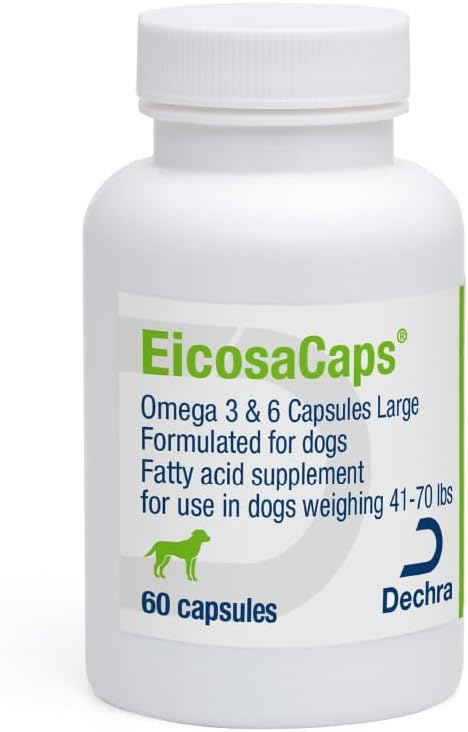 EicosaCaps® Omega 3 &amp 6 Capsules for Dogs 60 ct