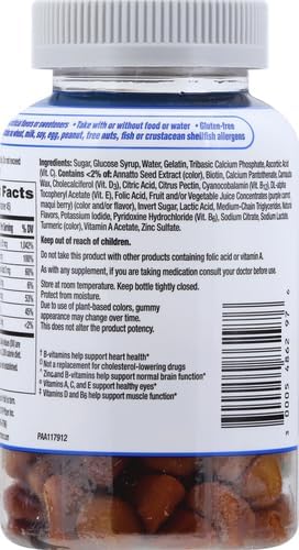 Centrum MultiGummies Gummy Multivitamin For Women 50 Plus With Vitamin D3 B6 And B12 Multivitamin/Multimineral Supplement - 90 Count