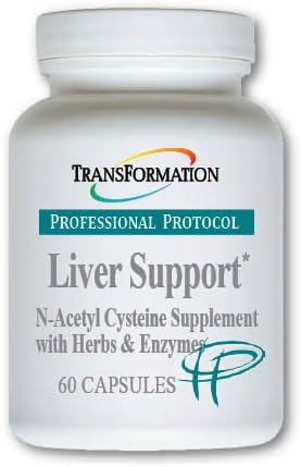 Transformation The Genesis of Good Health Enzymes Professional Protocol Liver Support Formula Supplement with Vitamin A Herbal Blend &amp Digestive Enzymes - 60 Capsules
