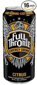 4 set 16 Pack - Full Throttle Energy Drink - Citrus - 16 Ounce