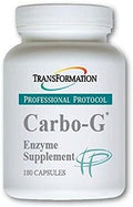 TRANSFORMATION THE GENESIS OF GOOD HEALTH Enzymes Carbo-G High Potency Enzyme Blend Formula Supplement with Probiotics &amp Herbs for Carbohydrate Breakdown Nutrient Absorption 180 Capsules