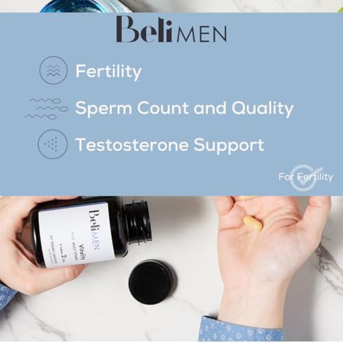 Beli Men Prenatal Multivitamin Preconception Fertility Support Enhanced Sperm Health Sperm Count &amp Motility Testosterone 60 Capsules with Vitamin E B6 B12 Zinc Folate &amp CoQ10 30-Day S