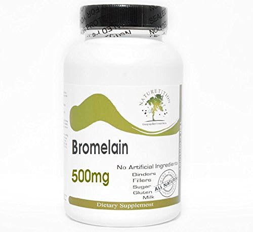 Bromelain 500mg ~ 180 Capsules - No Additives ~ Naturetition Supplements