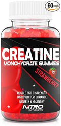 Nitro Supplements - Creatine Monohydrate Gummies (60ct) 30 Servings
