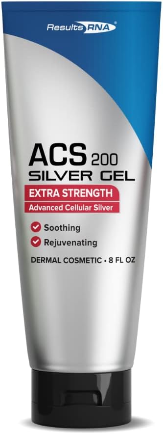 Results RNA - ACS 200 Silver-Glutathione Gel – Advanced Cellular Colloidal Silver Gel for Wound Care &amp Superior Dermal Healing. Clinically Proven. Recommended by Doctors Worldwide (8 oz)