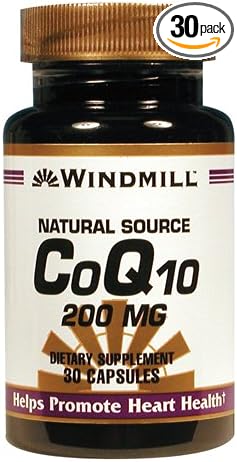 WINDMILL CO-Enzyme Q-10 200MG 433 30 Capsules