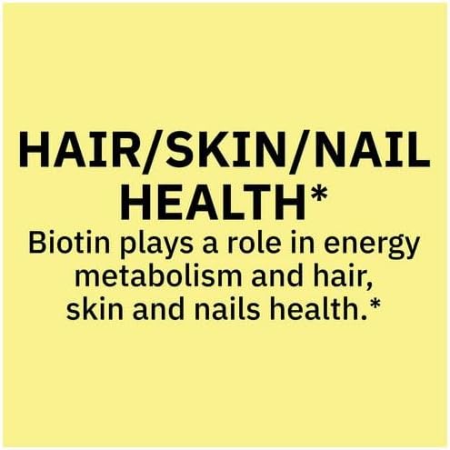 H4U Spring Valley Organic Extra Strength Biotin Vegetarian Gummies for Hair/Skin/Nail Health Cherry 10000 mcg 90 Count