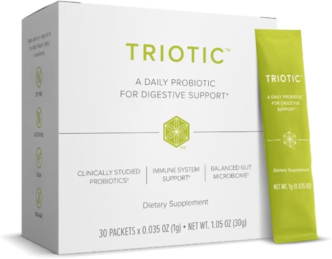 Isagenix Triotic Daily Probiotic that Helps Promote a Balanced Gut Microbiome - 0.035 oz Packets - 30 Servings