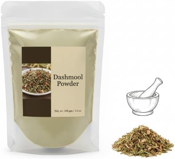 Ayurveda Dashmool Powder | 100g | Dasamoola | Kwath Powder for Digestion Constipation Healthy Skin.