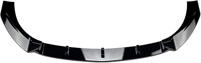 Compatible for Mercedes CLA 45 AMG C118 Accessories CLA Class C118 2019-2023 PP Car Front Bumper Lip Spoiler Splitter Diffuser Canard Lip (Color : Glossy Black)