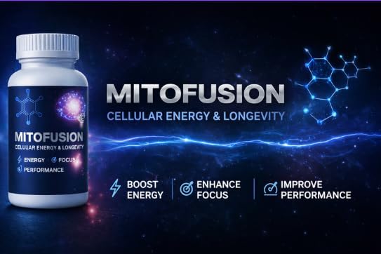 MitoFusion Complete Anti Aging NAD+ and Mitochondria Support Formula with 500mg Nicotinomide Riboside 250mg Urolithin A 25mg PQQ 50mg Apigenin. Energy | Focus | Longevity | Performance | Recovery