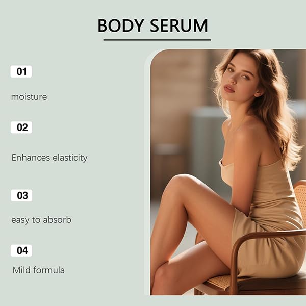 Body Hydrator Hyaluronic Body SerumHyaluronic Serum For Bodys For Dry Skin Fast-Absorbing Bodys Care Deep Hydration Non-Greasy Formula (2pcs)
