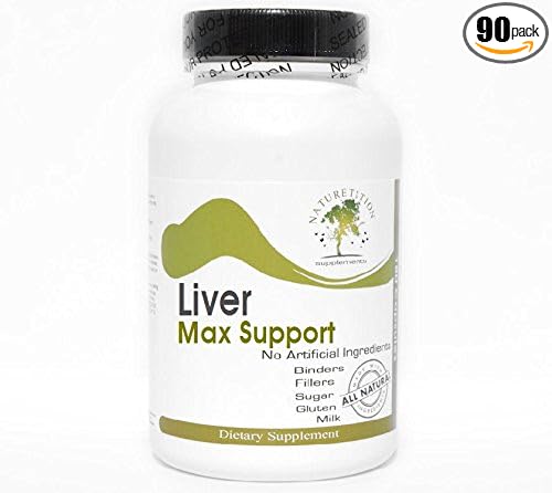 Liver Max Support ~ 90 Capsules - No Additives ~ Naturetition Supplements