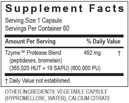 TRANSFORMATION THE GENESIS OF GOOD HEALTH Enzymes Protease Digestive Supplement Advanced Formula Supports Healthy Digestion Immunity Nutrient Absorption Improve Tolerance On an Empty Stomach