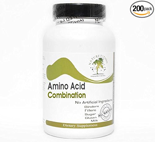 Amino Acid Combination ~ 200 Capsules - No Additives ~ Naturetition Supplements