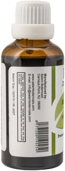 Salem Botanicals Black Walnut Hull Liquid Extract - Herbal Digestive Support Supplement | Supports Healthy Digestion &amp Gut Balance - 1.7 fl oz (50 ml)