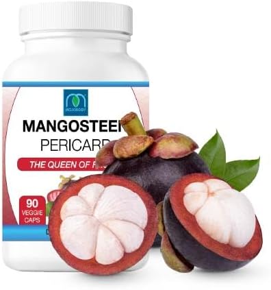 Freeze Dried Mangosteen Pericarp Capsules 2PK 1.5 Grams per Serving 90 Veggie Capsules per Bottle Xanthone Rich