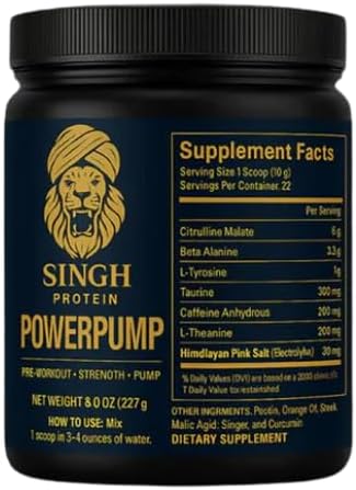 Singh PowerPump — Luxury Strength Legendary Focus