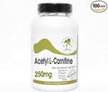 Acetyl L-Carnitine 250mg ~ 100 Capsules - No Additives ~ Naturetition Supplements