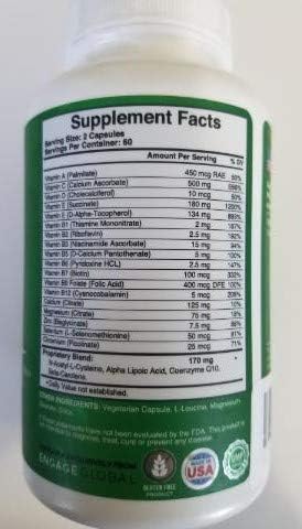 Supplement 1 Month Supply. MMF Maximum Micronutrient Formula (Capsule in Bottle)