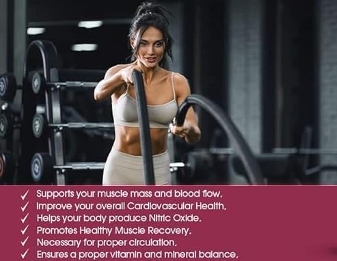 Cardio 911® Nitric Oxide Heart &amp Circulation Support - 5000mg L-Arginine &amp 1000mg L-Citrulline - Cherry 30 Servings Powder 375 Grams - CoQ10 Beet Root - High Potency Cardiovascular Formula
