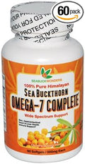 New - Seabuck Wonders Sea Buckthorn Omega 7 Complete - 500 mg - 60 Softgels
